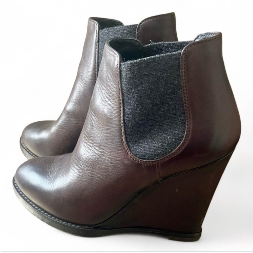 Brunello Cucinelli Leather Boots - 37.5 - Picture 11 of 11